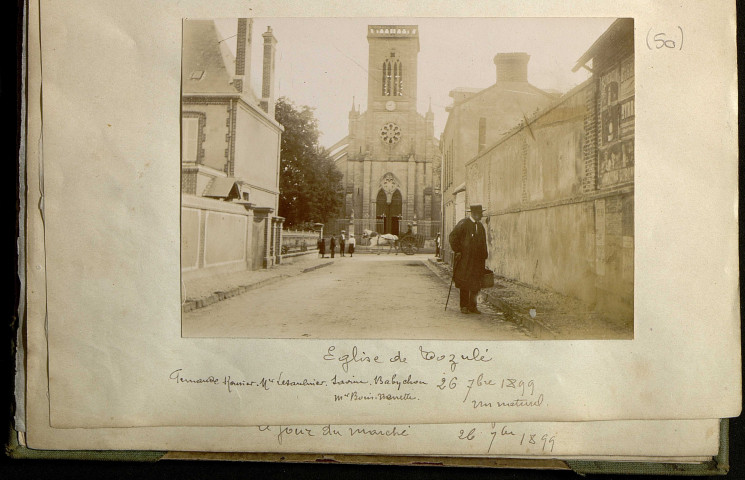 Eglise et la Grand Rue de Dozulé (photos n°50 et 55)