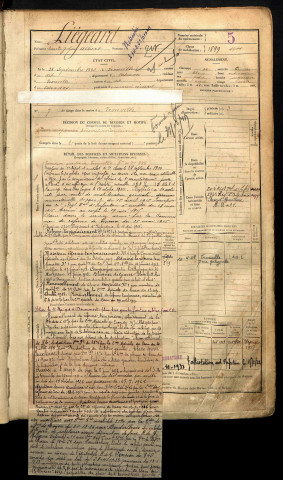 Liégeard, Emile Jules Albert