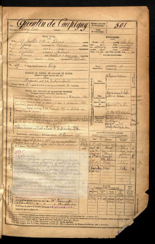 Quentin de Coupigny, Henry Marie