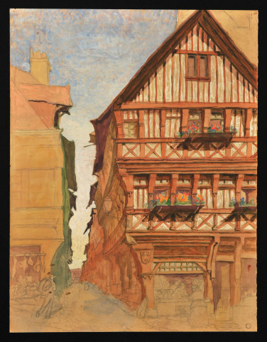 "Lisieux, vieilles maisons", par Emile Leroi