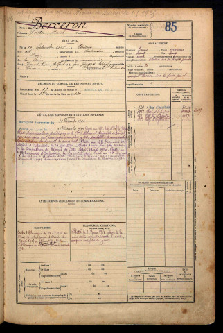 Berceron, Gaston Paul