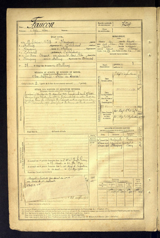 Faucon, Eugène Léon