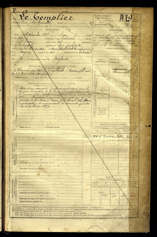 Le Templier, René Jules Maurice