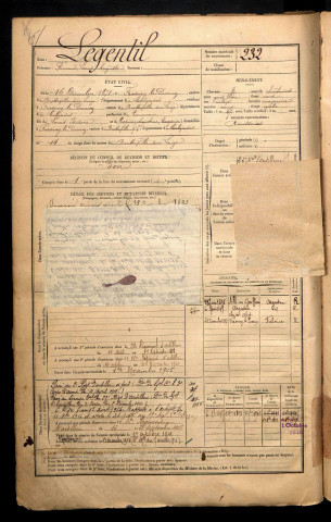 Legentil, Fernand Louis Auguste