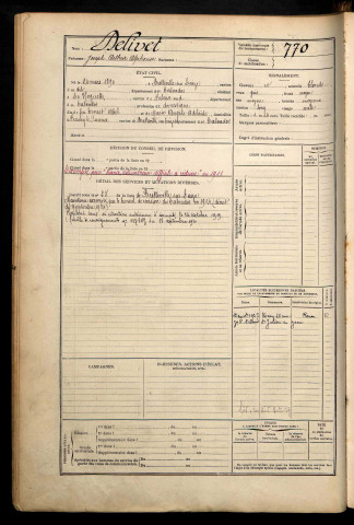 Delivet, Joseph Arthur Alphonse