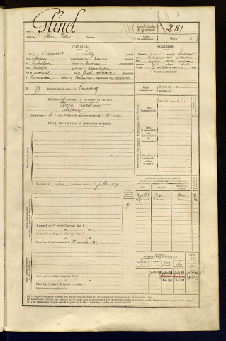 Glinel, Albert Félix