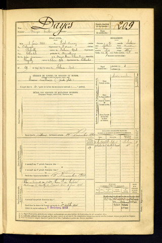 Dayes, François Emile