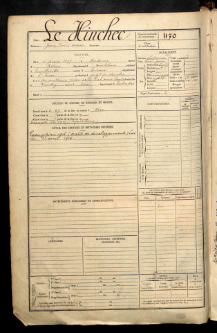 Le Hinchec, Jean Louis Marie