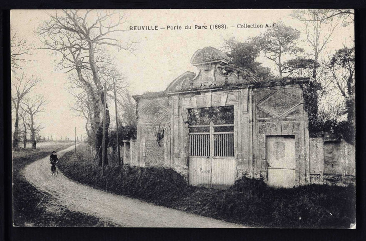 Beuville : Porte du parc (n°1 - 2) ; Carrefour (n°3)