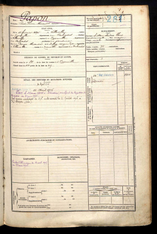 Papon, Louis Pierre Alexandre