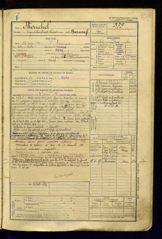 Mouchel dit Burnouf, Eugène Louis Ernest François