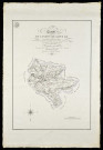 Carte du canton de Saint-Lô (Manche). Bitouzé Dauxmesnil