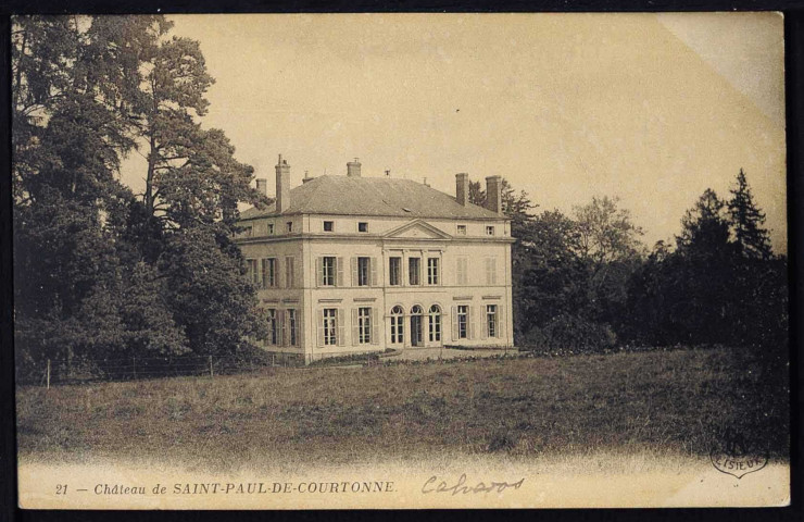 Saint-Paul-de-Courtonne : Château