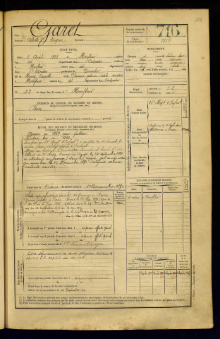 Garet, Achille Eugène