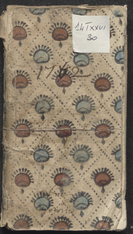 Sept exemplaires de l'Almanach de la ville de Caen, par les imprimeurs Chalopin.