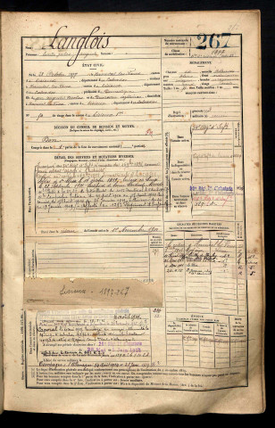 Langlois, Emile Jules Auguste