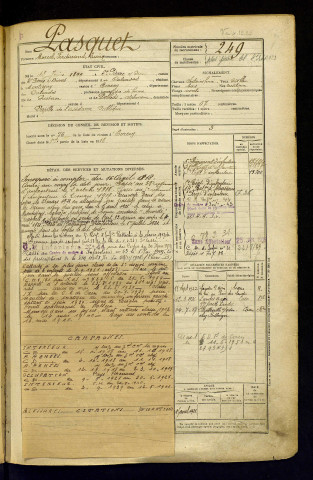 Pasquet, Marcel Ferdinand Lucien