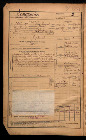 Lemazurier, Armand Félix Alexandre