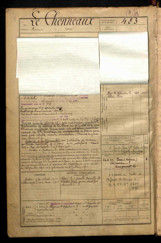 Le Chonneaux, Maurice