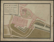 Plan de la foire de Caen et de ses environs