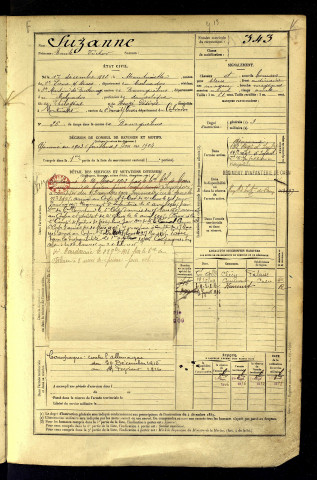 Suzanne, Emile Victor