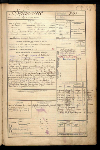 Seigneurie, Ludovic Auguste Victor