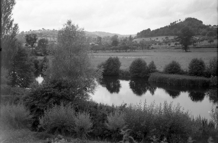 Caumont-sur-Orne : paysages des bords de l'Orne (photos n°607 à 609)