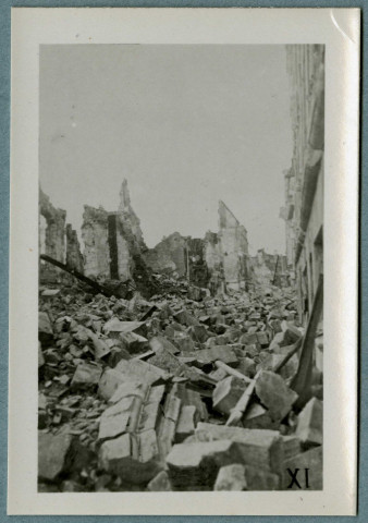 Rue de l'Oratoire : ruines