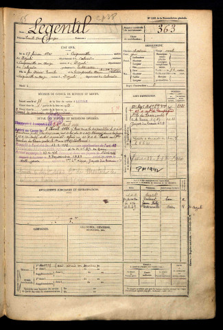 Legentil, Emile Henri Georges