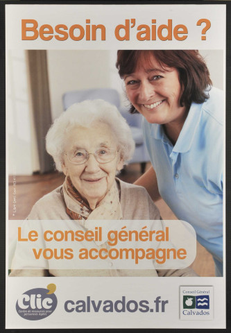 Solidarité. Besoin d'aide, Le conseil général vous accompagne. Clic' centre de ressources pour personnes âgées