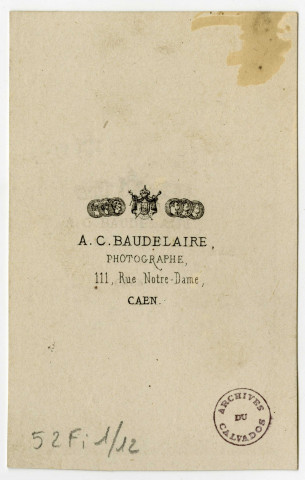 Un album de 92 portraits de la famille de Bérenger et alliés (photos-cartes)