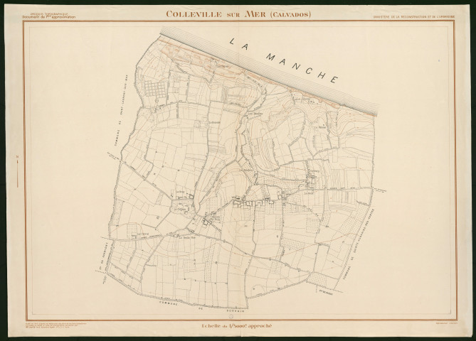Plans topographiques de Colleville-sur-Mer