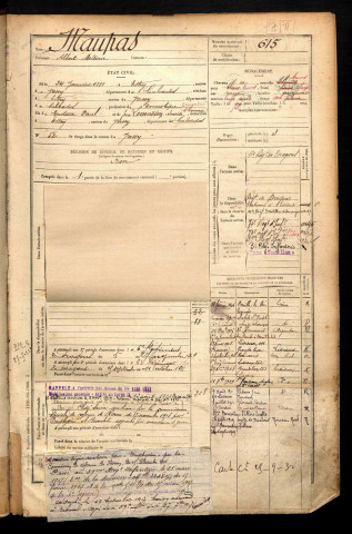 Maupas, Albert Médéric