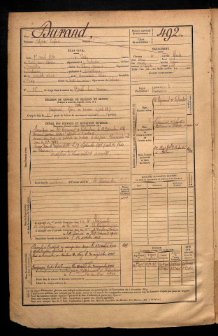 Durand, Adjutor Eugène