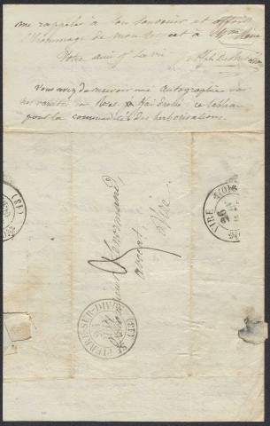 Lettres de Brébisson à Lenormand de 1836 à 1840 (lettres n°110 à 155)