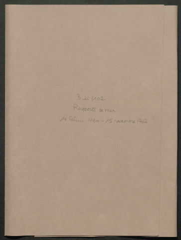 16 février 1760-15 novembre 1762