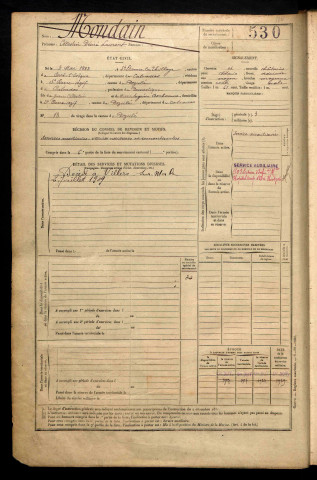 Mondain, Célestin Désiré Laurent