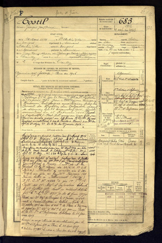 Costil, Georges Jean Pierre