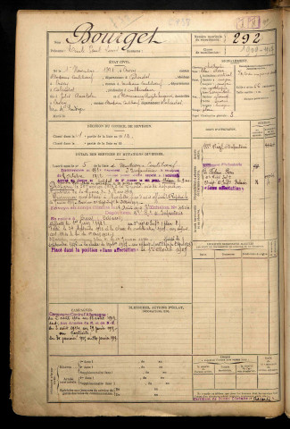 Bourget, Emile Paul Louis