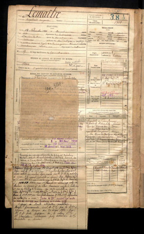 Lemaître, Raphaël Auguste