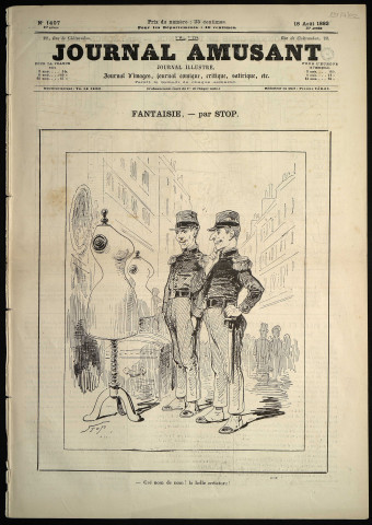 Journal amusant, journal illustré d'images, comique, critique, satirique (Le)