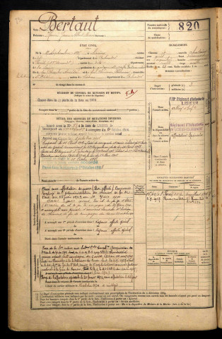 Bertaut, Henri Jean Albert Marie