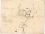Pierrefitte-en-Cinglais : plan du château de la Milvaudière