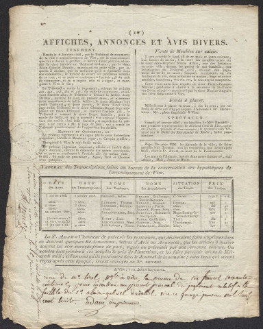 Journal de l'Arrondissement de Vire