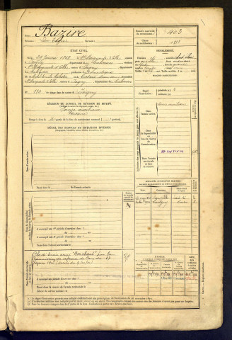 Bazire, Léon Eugène