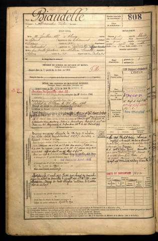 Biaudelle, Alexandre Victor