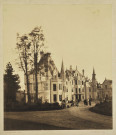 Deux photographies du château de Beauregard d'Hérouville-Saint-Clair, par Etienne de Grisy