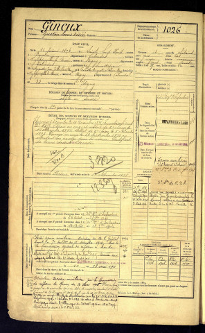 Gineux, Gustave Louis Désiré