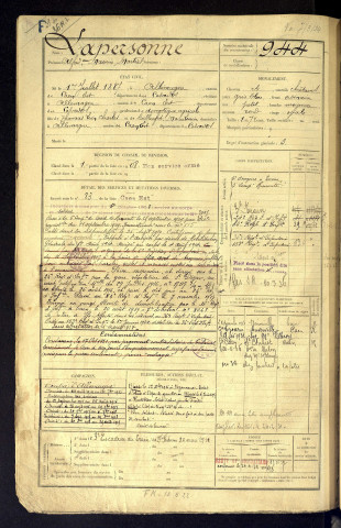 Lapersonne, Alfred Maurice Martial