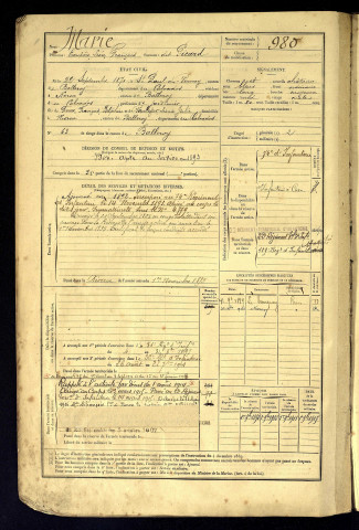 Marie dit Picard, Exupère Léon François